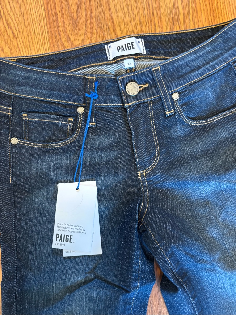 PAIGE Manhattan Fit & Flare Jeans - Picture 2 of 14